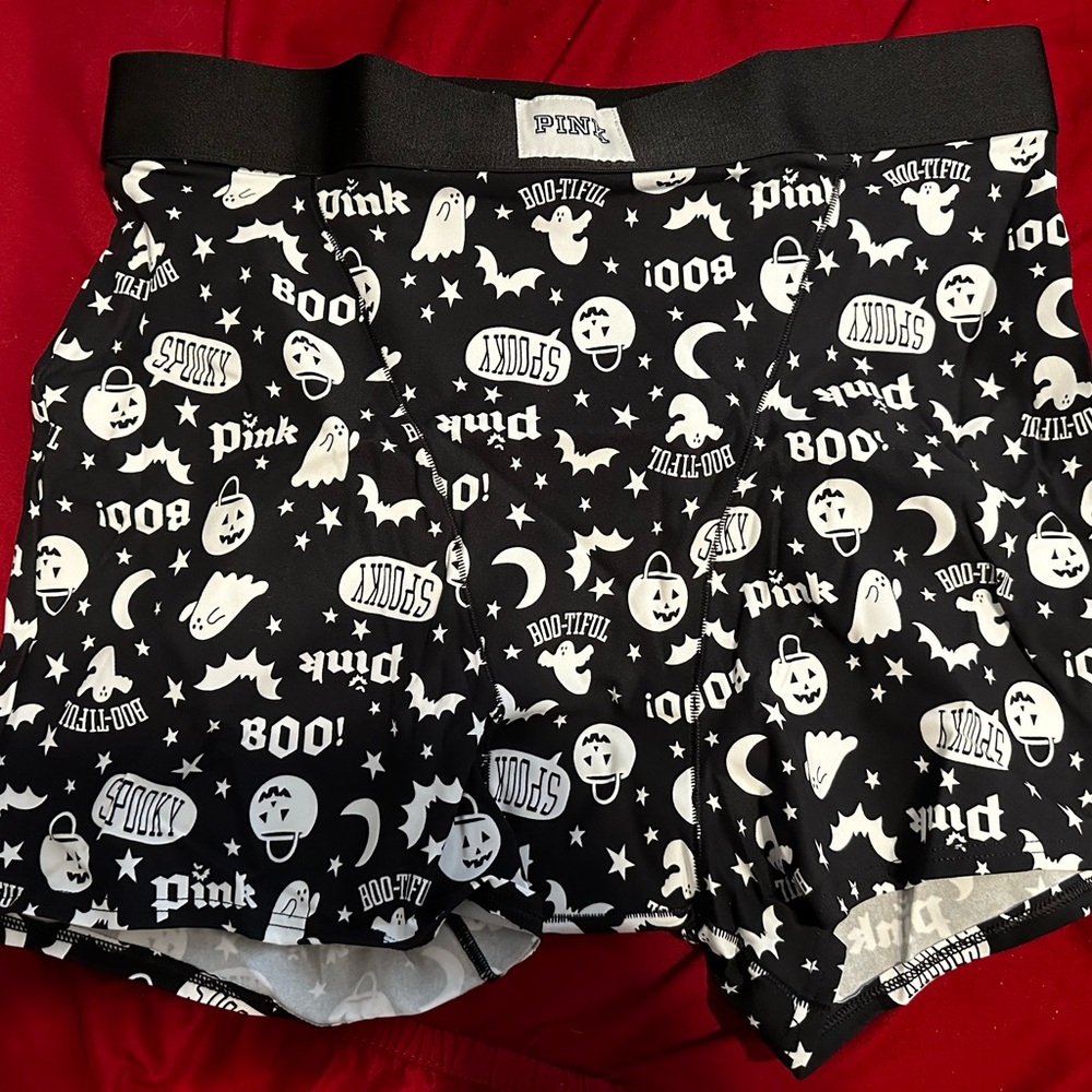 PINK HALLOWEEN BOXER BRIEF PANTIE